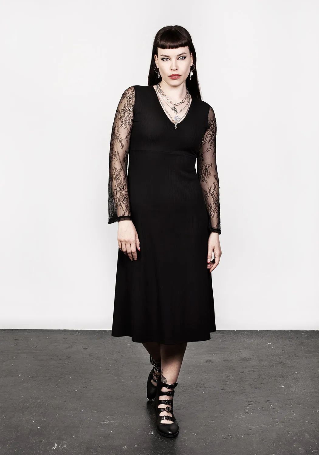 Bride Friend Trendy Layering JONI MIDI DRESS