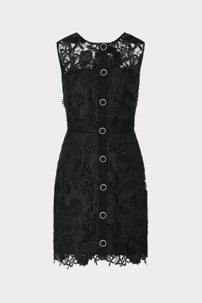 Judy Lace Mini Dress Ethically-Made Office Casual