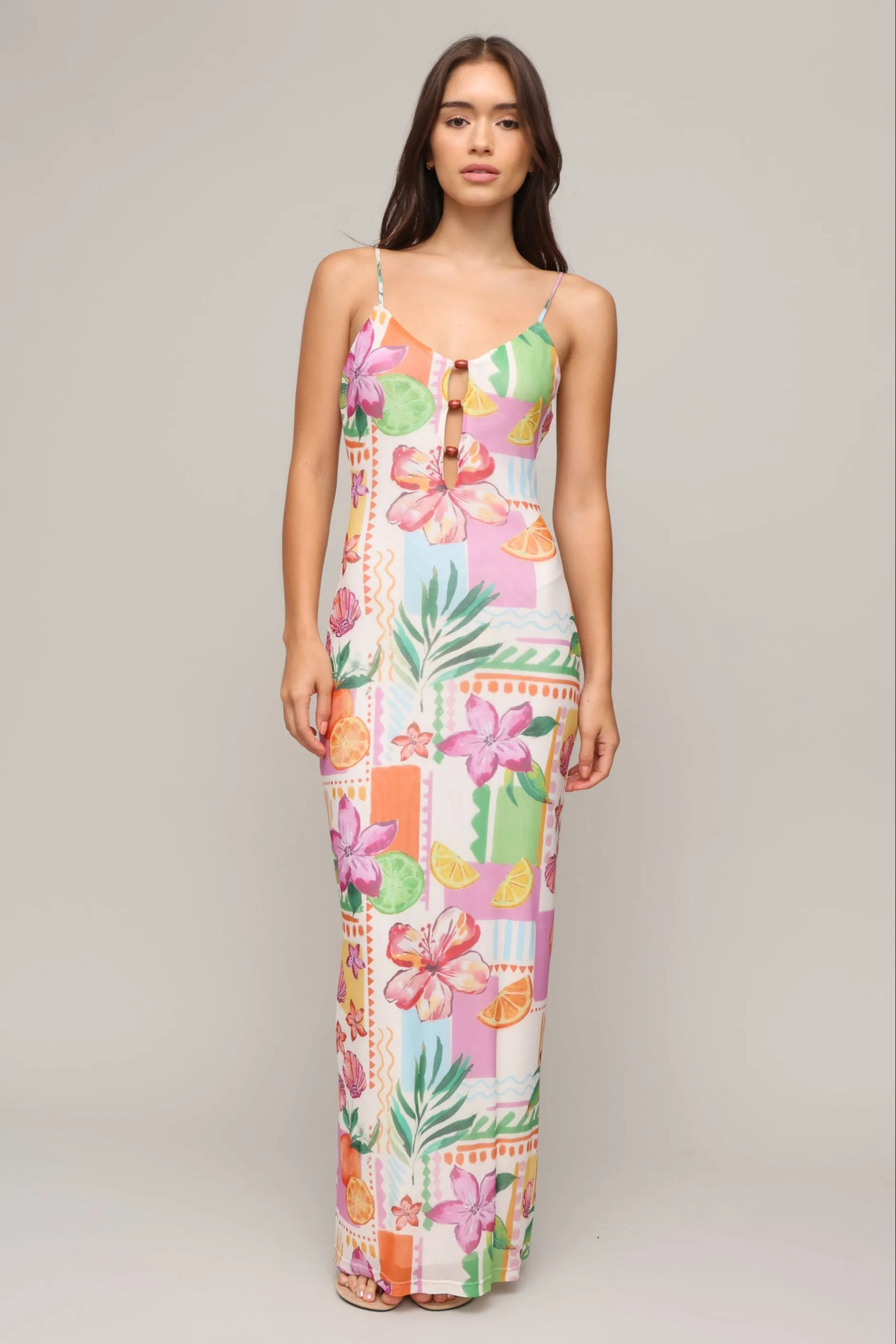 Soft fabric piece Effortless Mood Kamri Maxi Dress