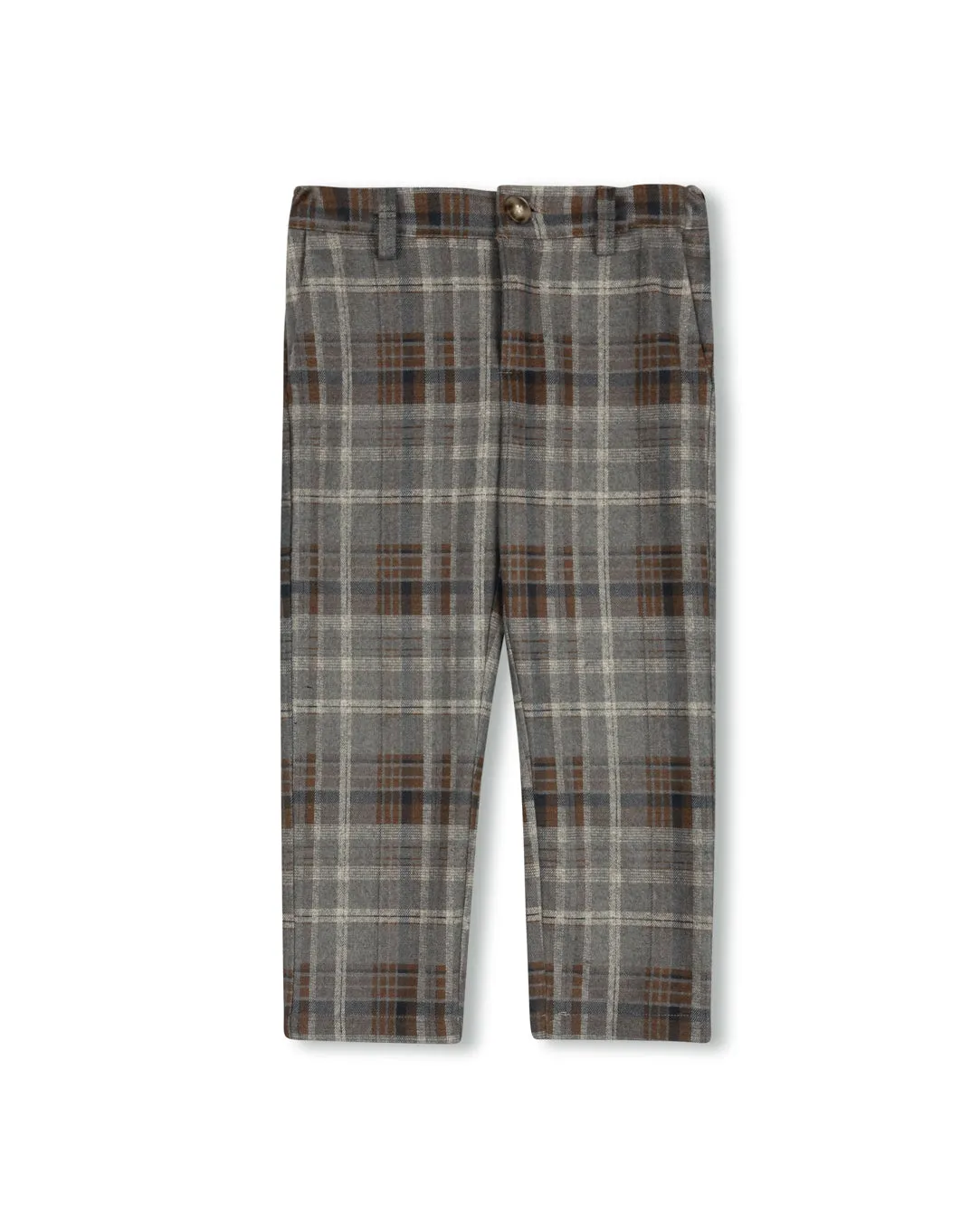 Extra Soft Summer Wear Chafe Resistant Design Katie Wool Plaid Pants