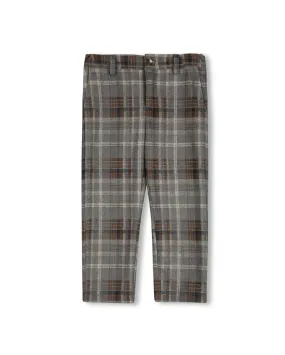 Extra Soft Summer Wear Chafe Resistant Design Katie Wool Plaid Pants