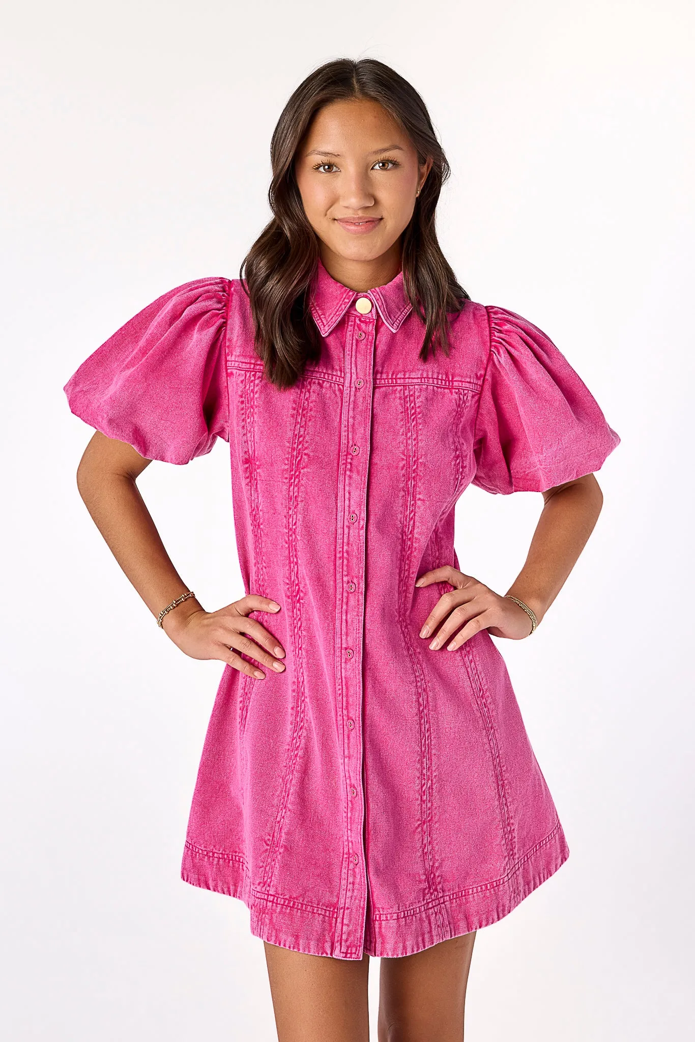 Road Trip Casual Friday Home Comfort Vintage Wash Keely Denim Dress