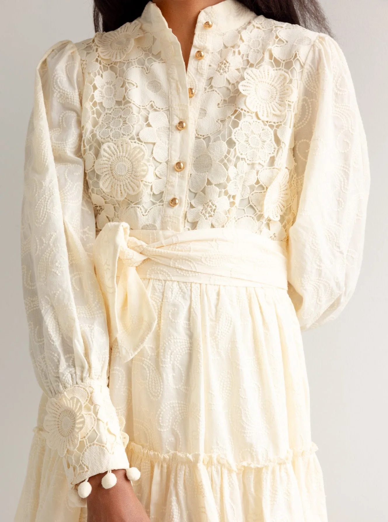 Kenzie Brocade Dress Office Ease