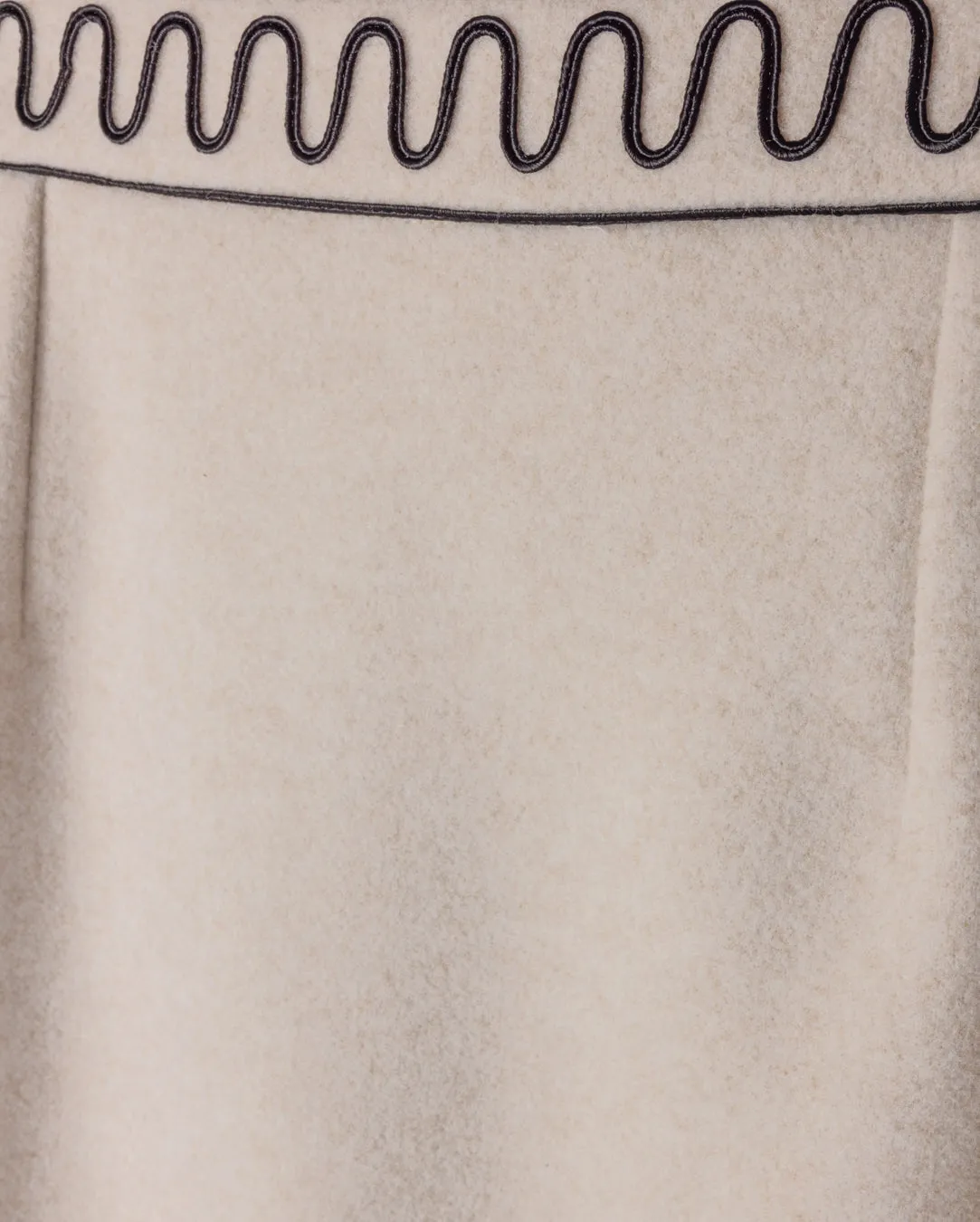 Khari - Wool A line Skirt Minimal Design