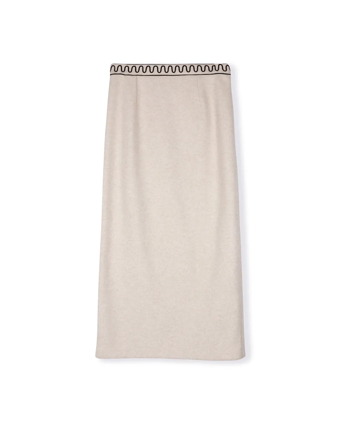 Khari - Wool A line Skirt Wool blend