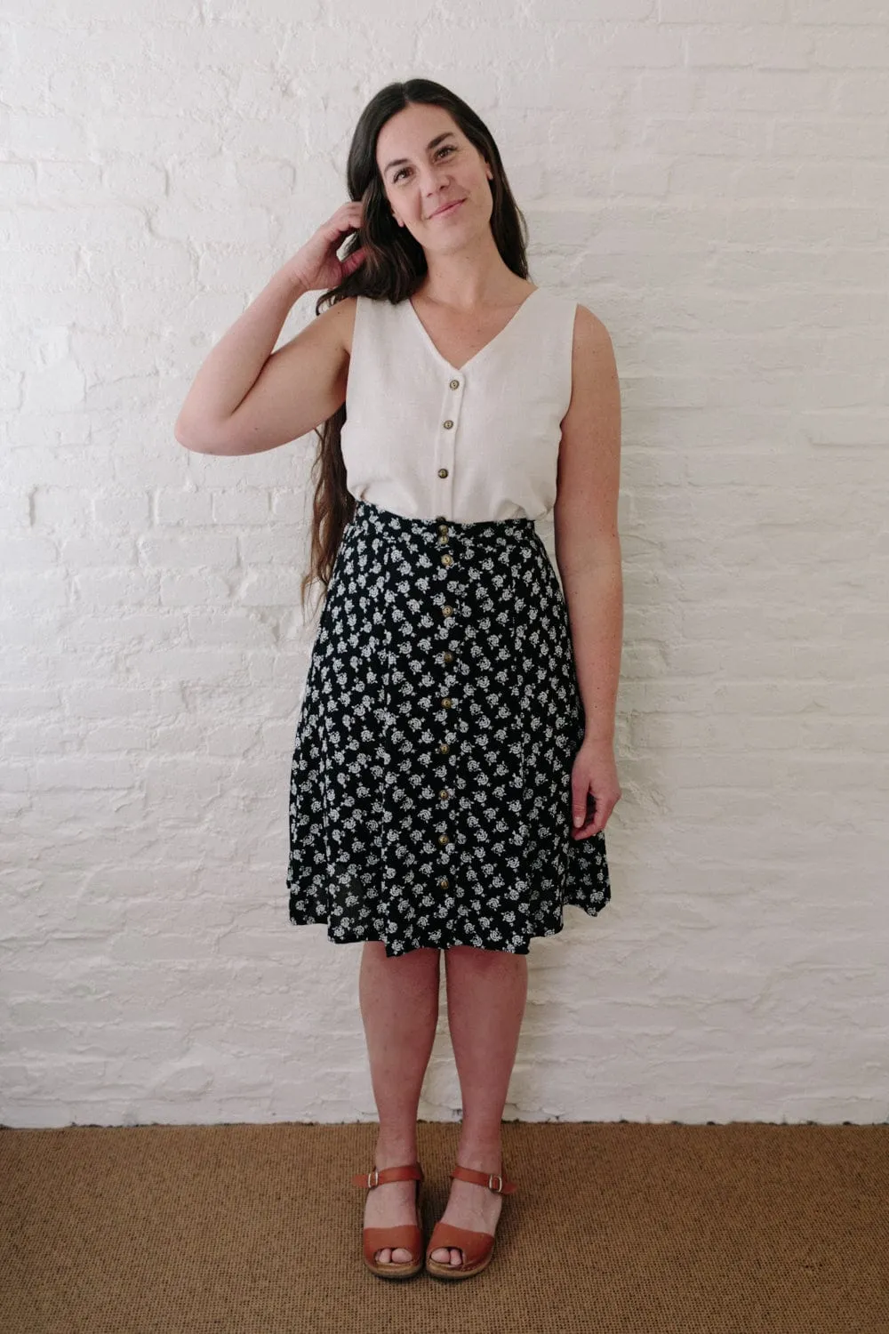 Aviva Top in Oat Linen Fashion Forward Wear Layered Style Wear