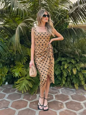 La Loma Linen Midi Dress - Final Sale Bamboo Fiber Composition