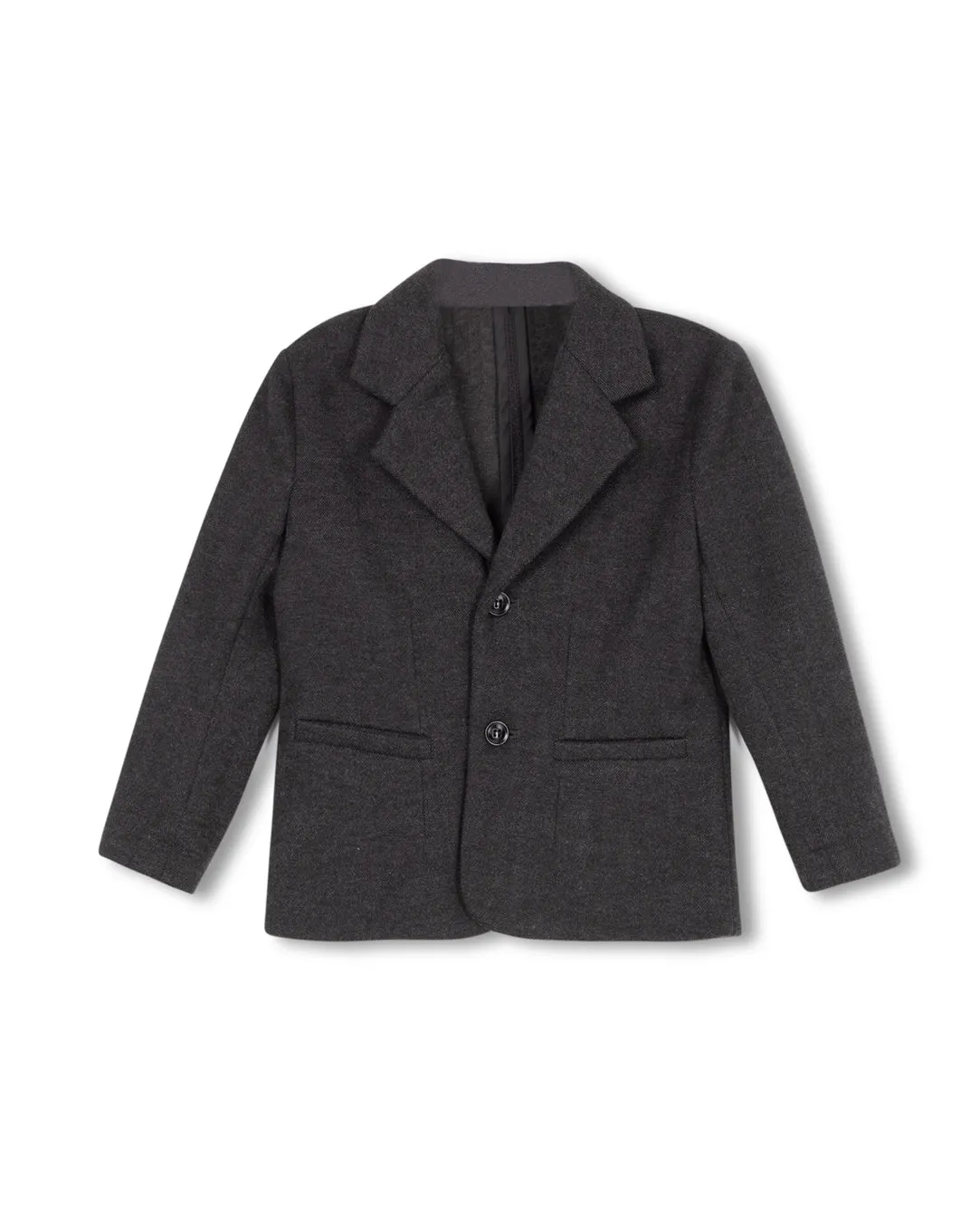 Anti Pill Technology Softshell Material Herringbone Stretch Blazer