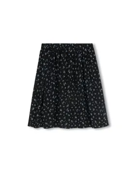 Alina Printed Skirt Comfort Fit Satin feel