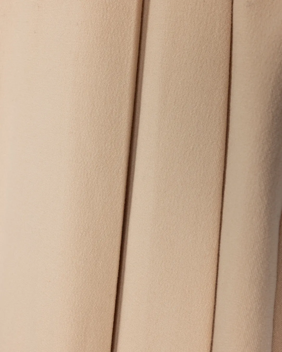 Floor Length Lake Wool Pleated Skirt