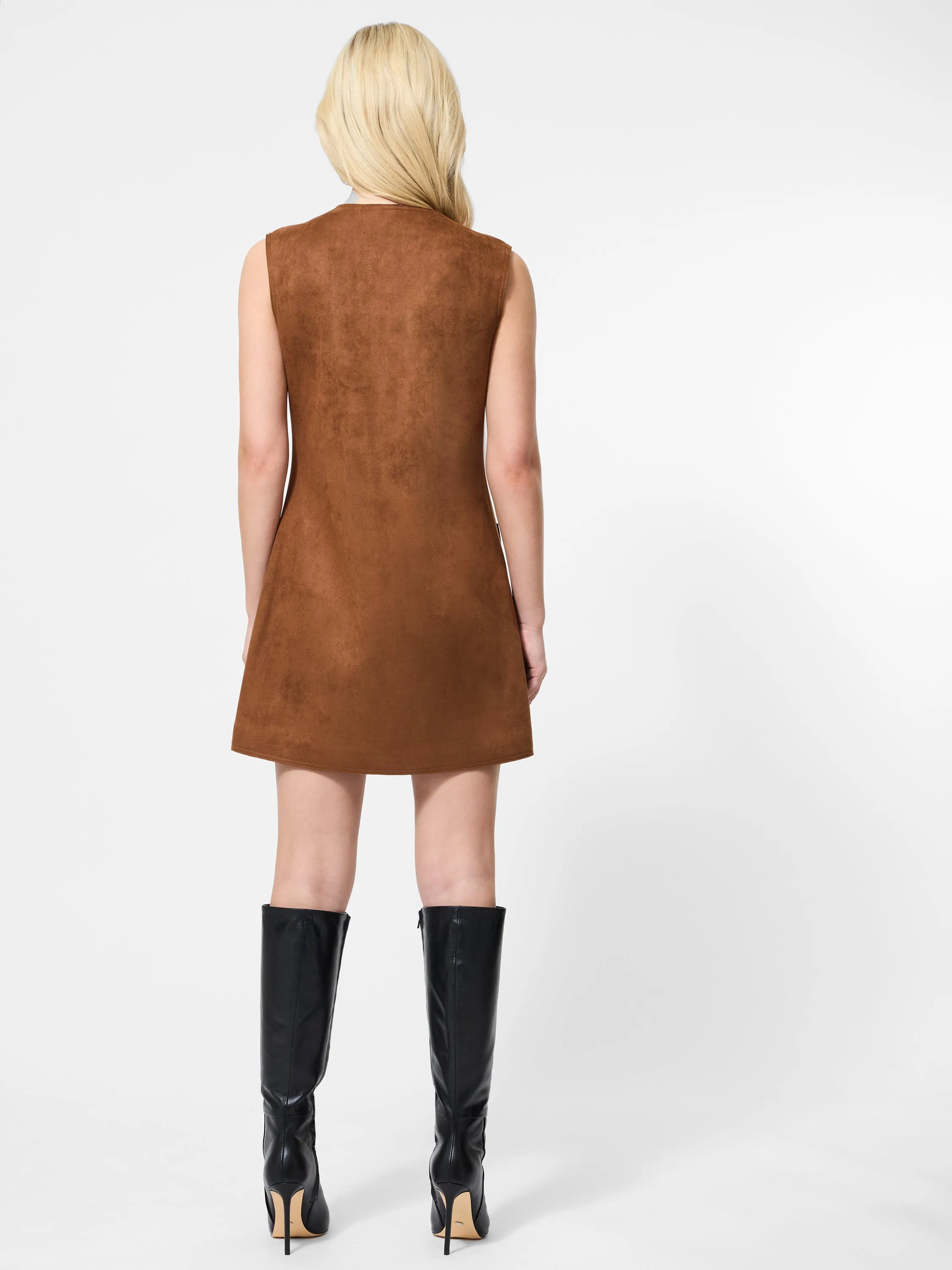 Street Mood Seasonal Comfort Lany Suedette Dress