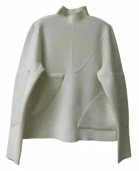 Knit Layering Plush Interior Match Rib Detailed Top