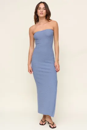 Reyes Dress Contrast-Panel Pose Glow