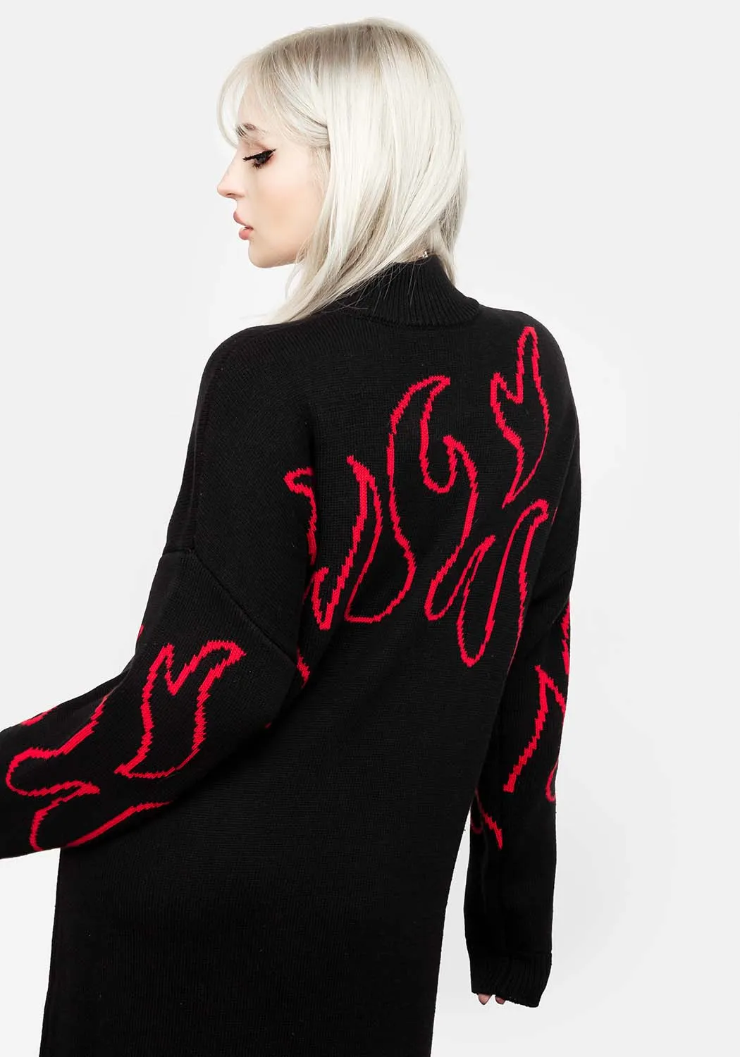 Thermal Air Pocket Blaze Oversized Jumper Dress