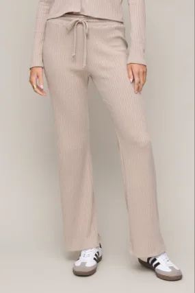 Lazy Day Rib Wide Leg Pant Core Comfort