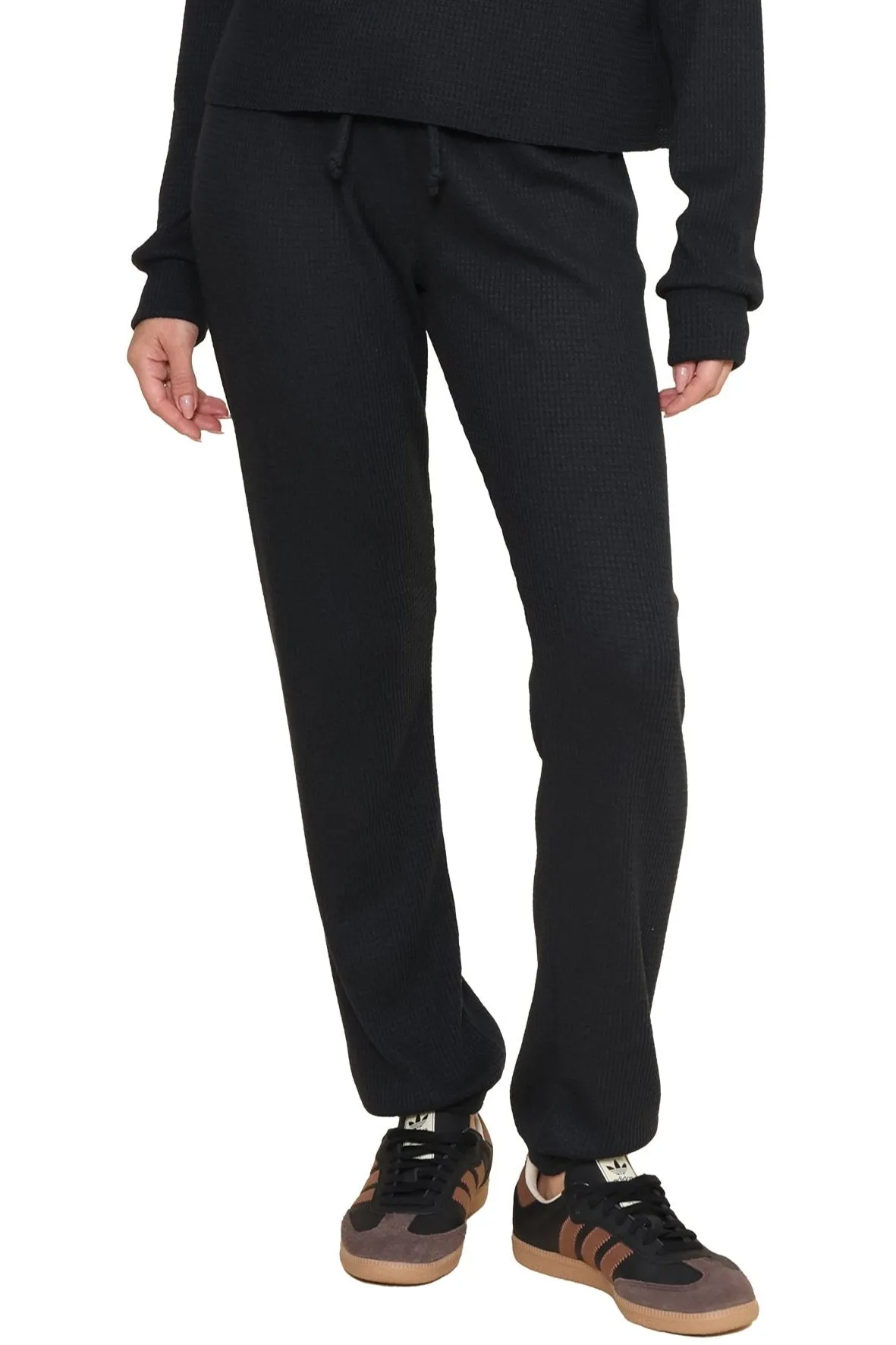 Bootcut shape Active Comfort Wear Lazy Day Waffle Sweatpants