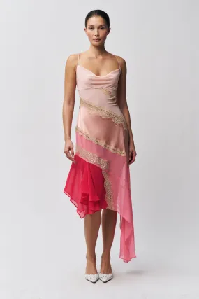 Leah Dress Feminine stylish midi Moon View