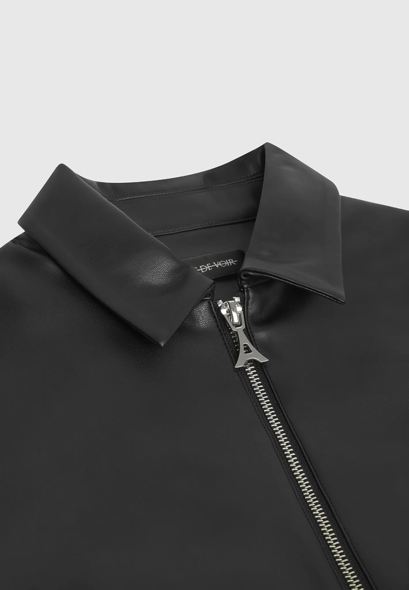 Leather Shirt - Black FadeResistant Coating