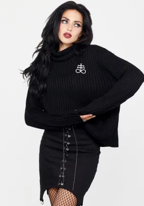 Tactile Soft Texture HypoallergenicFabric Leviathan Funnel Neck Jumper