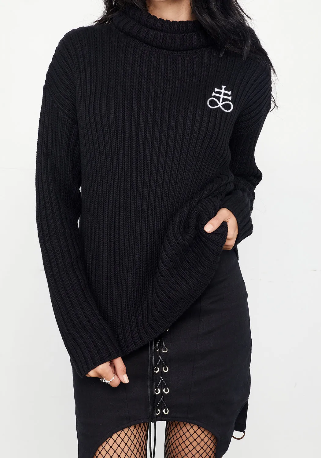Soft Apparel Seasonal Comforted Leviathan Funnel Neck Jumper