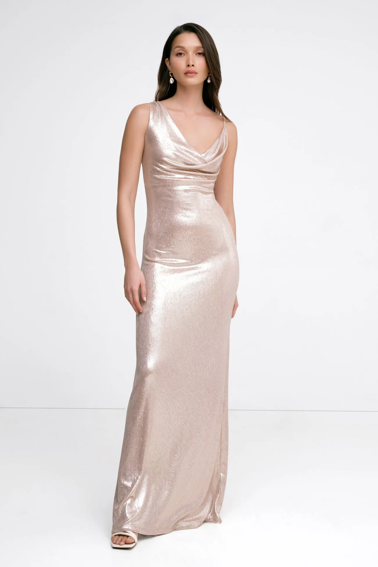 Trendy Look Liberty Metallic Gown