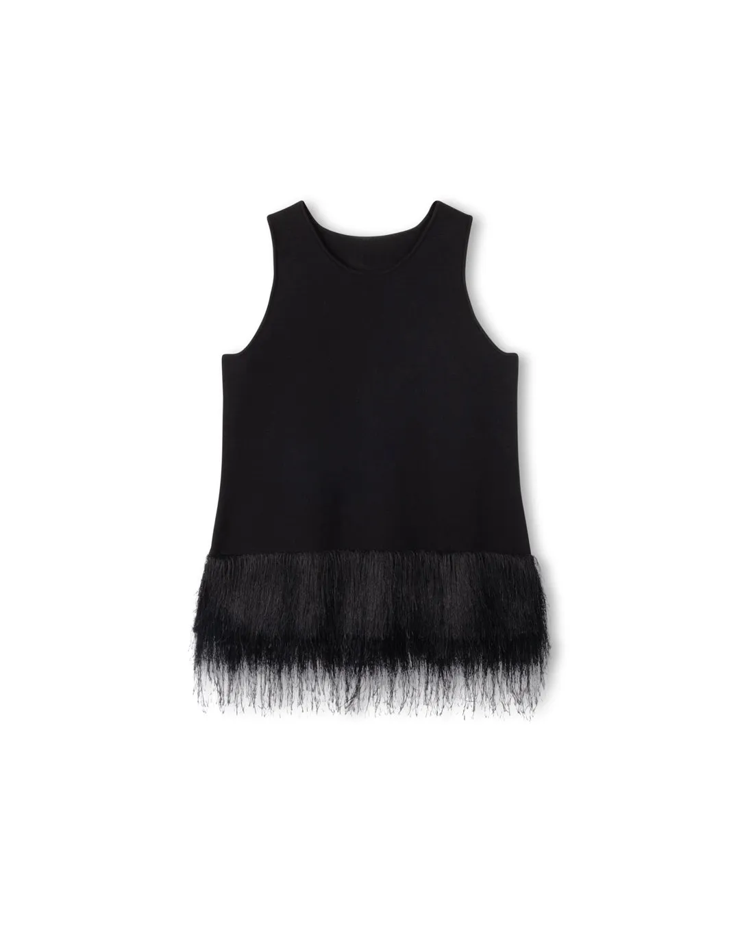 Argos Knit Fringe Vest Non Iron Finish Relaxed fit style