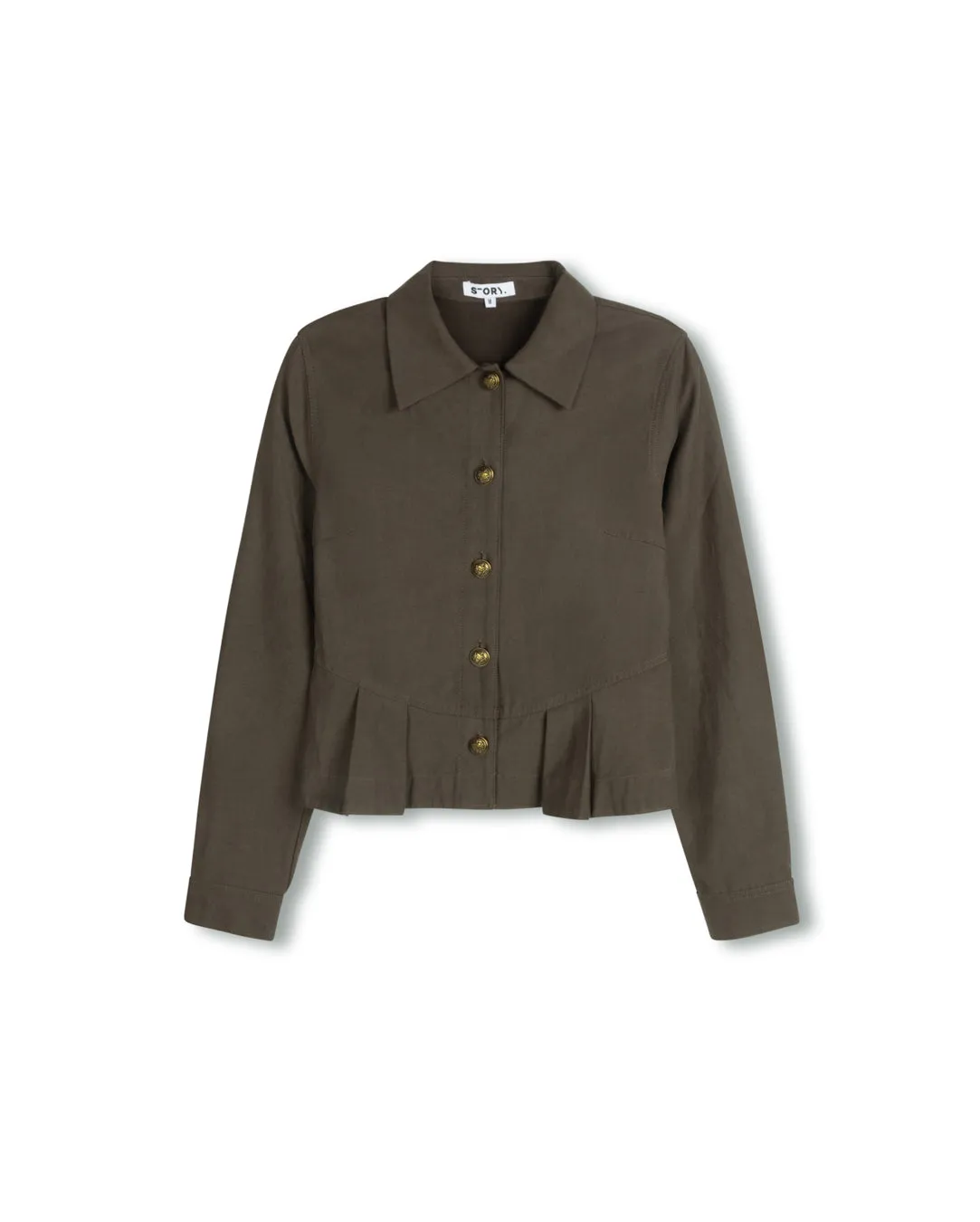 Light Denim Jacket Double Layered Collar