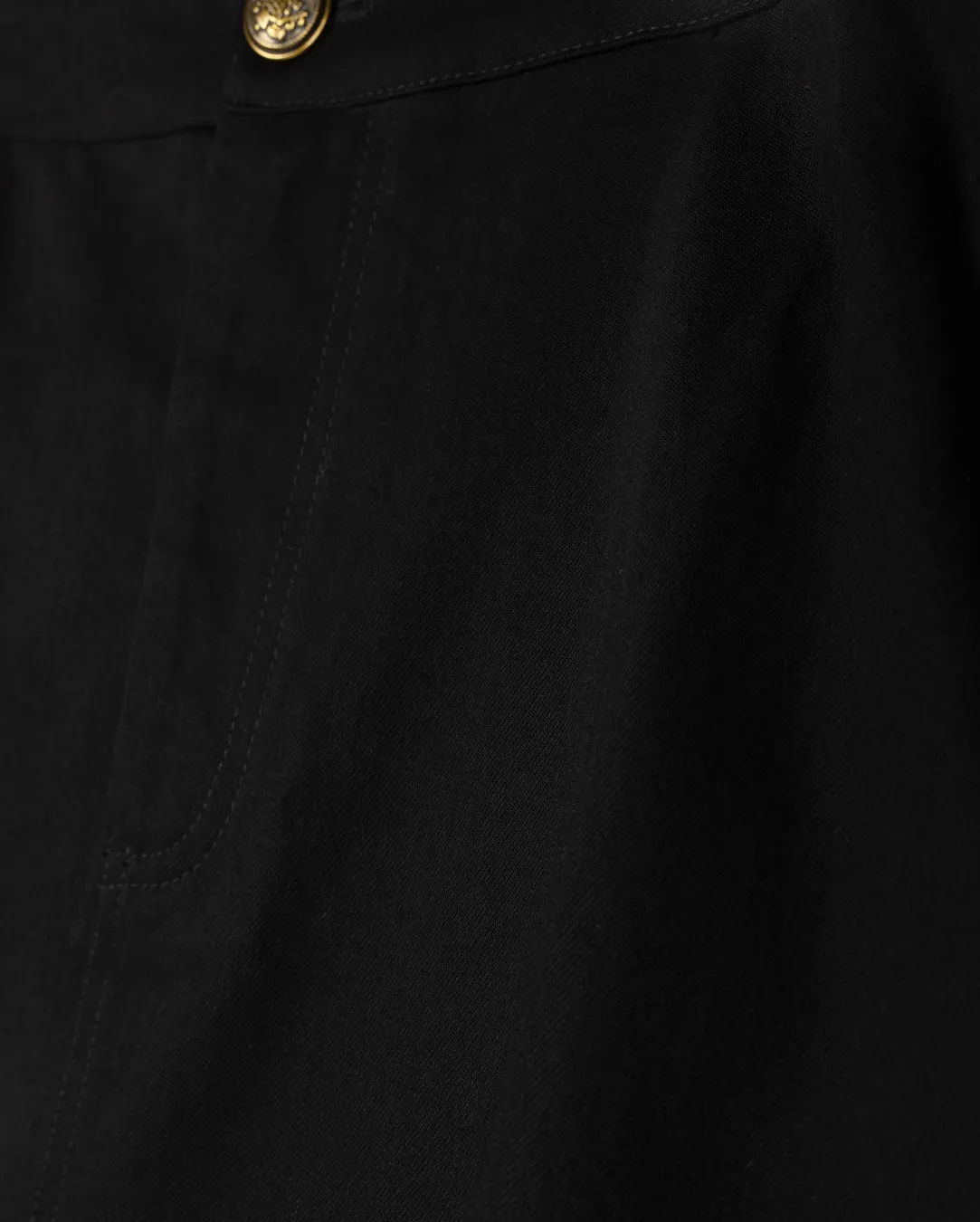 Balanced Outfit raw hem Light Denim Skirt