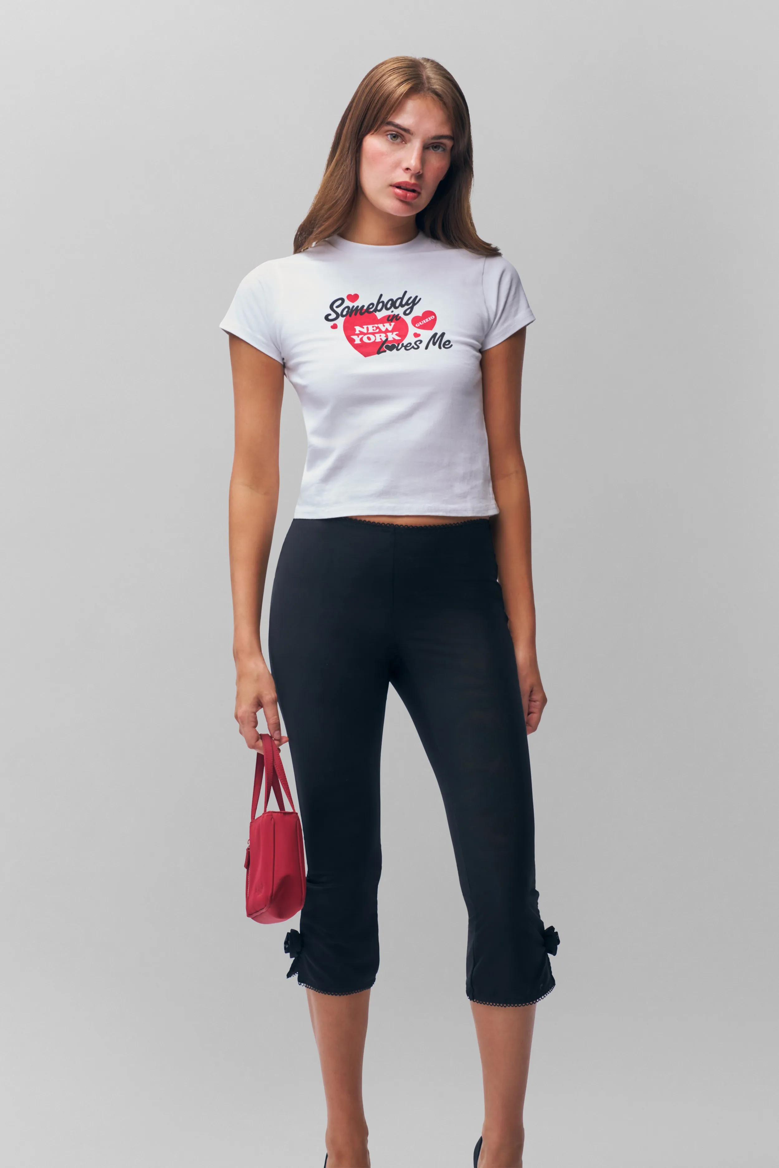 Tailored Silhouette Moisture wicking Shrunken Tee NY