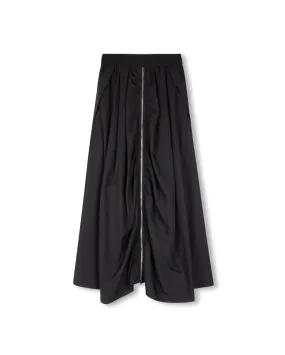 Minimalist Chic Parachute Zip Up Skirt