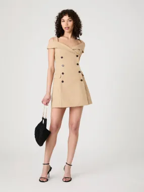 Wedding Style Lightweight Trench Mini Dress