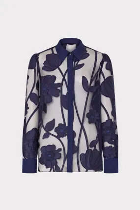 Ashton Grand Fleur Embroidered Top BlendMaterials