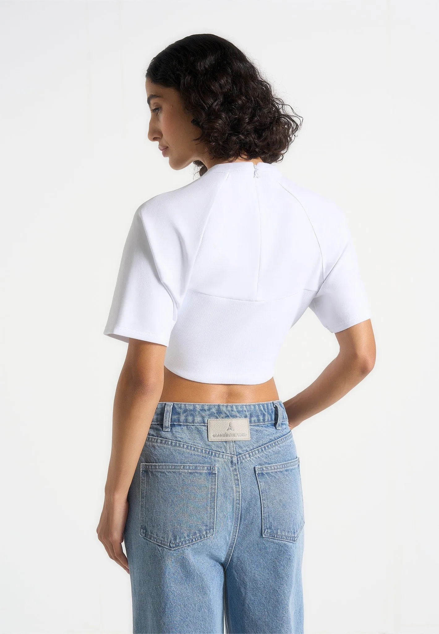 Soft and Light Juline - Corset T-Shirt - White