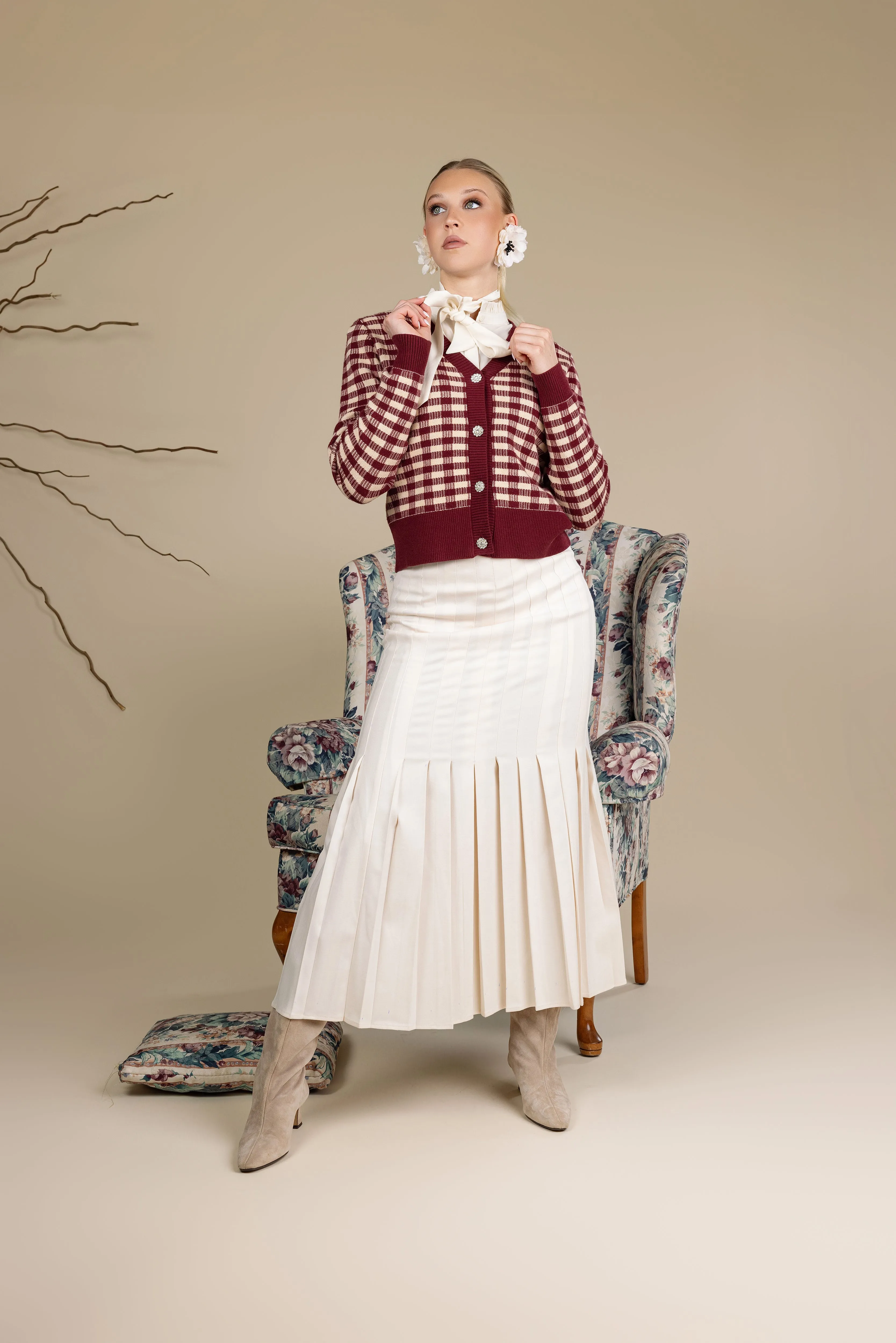 Liro Knit Cardigan Layered Comfort Casual Fit