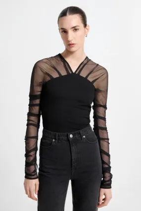 Lita Top Stretchable Knit Knit Fabric Technology