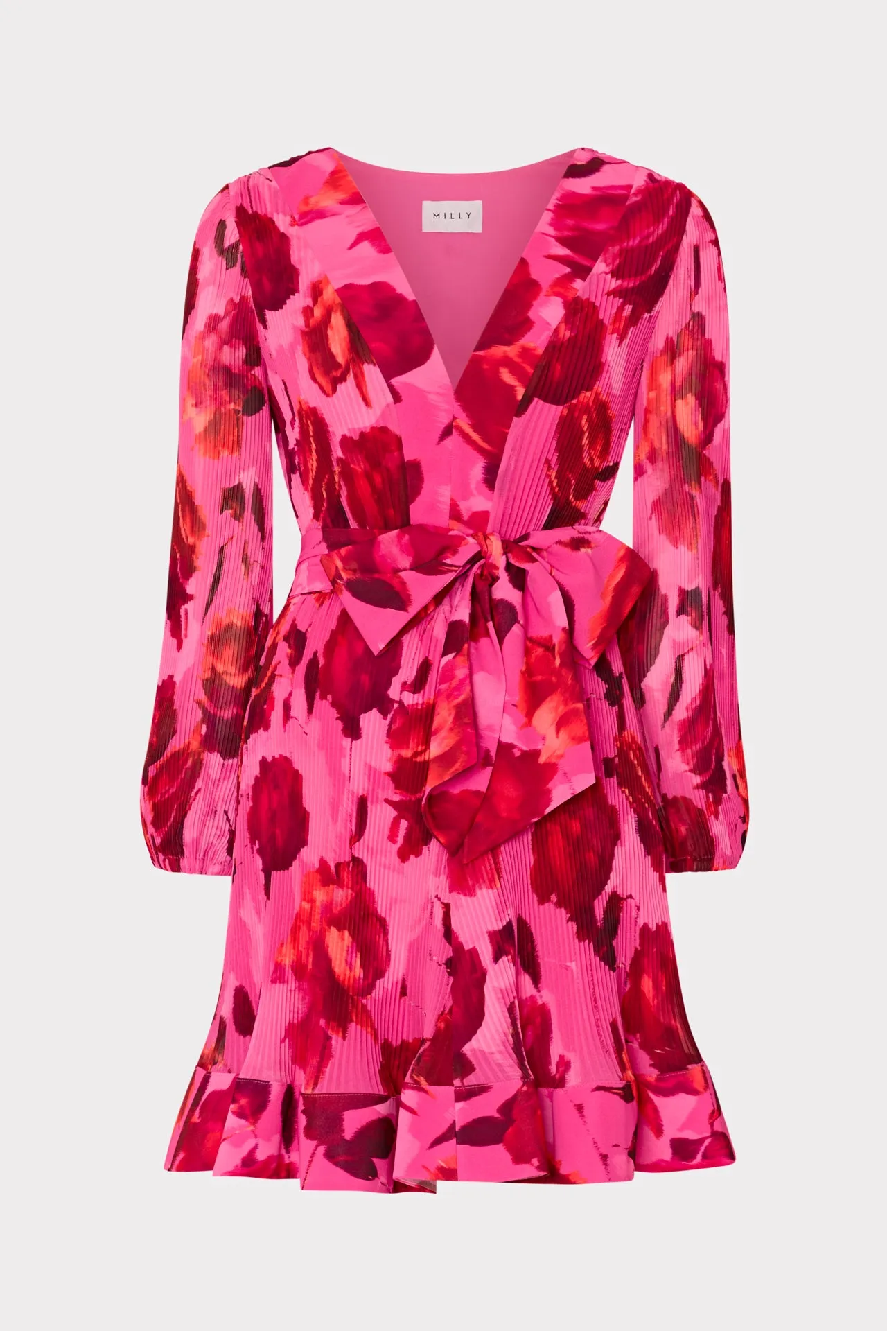 Day Ready Look Liv Blurred Blossom Pleated Dress