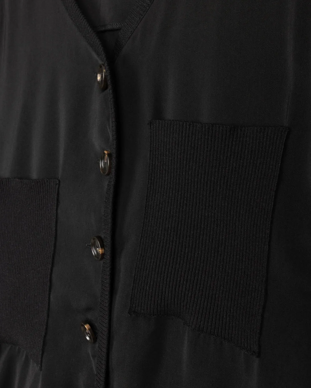 iron free persona Loha Trimmed Knit Vest