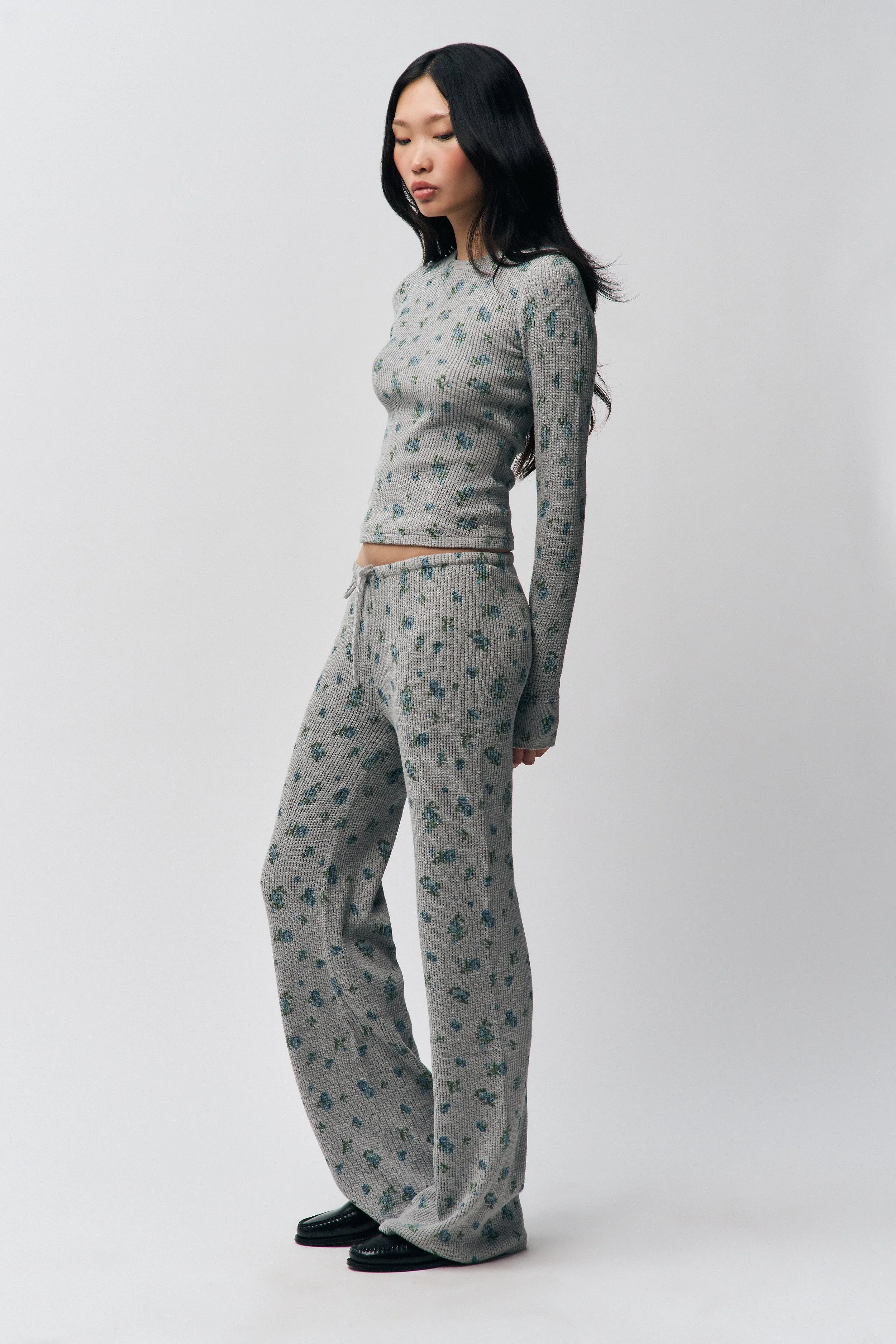 Soft Touch Material Long Sleeve Thermal Top