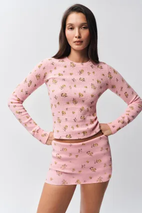 Multi Panel Design Long Sleeve Thermal Top