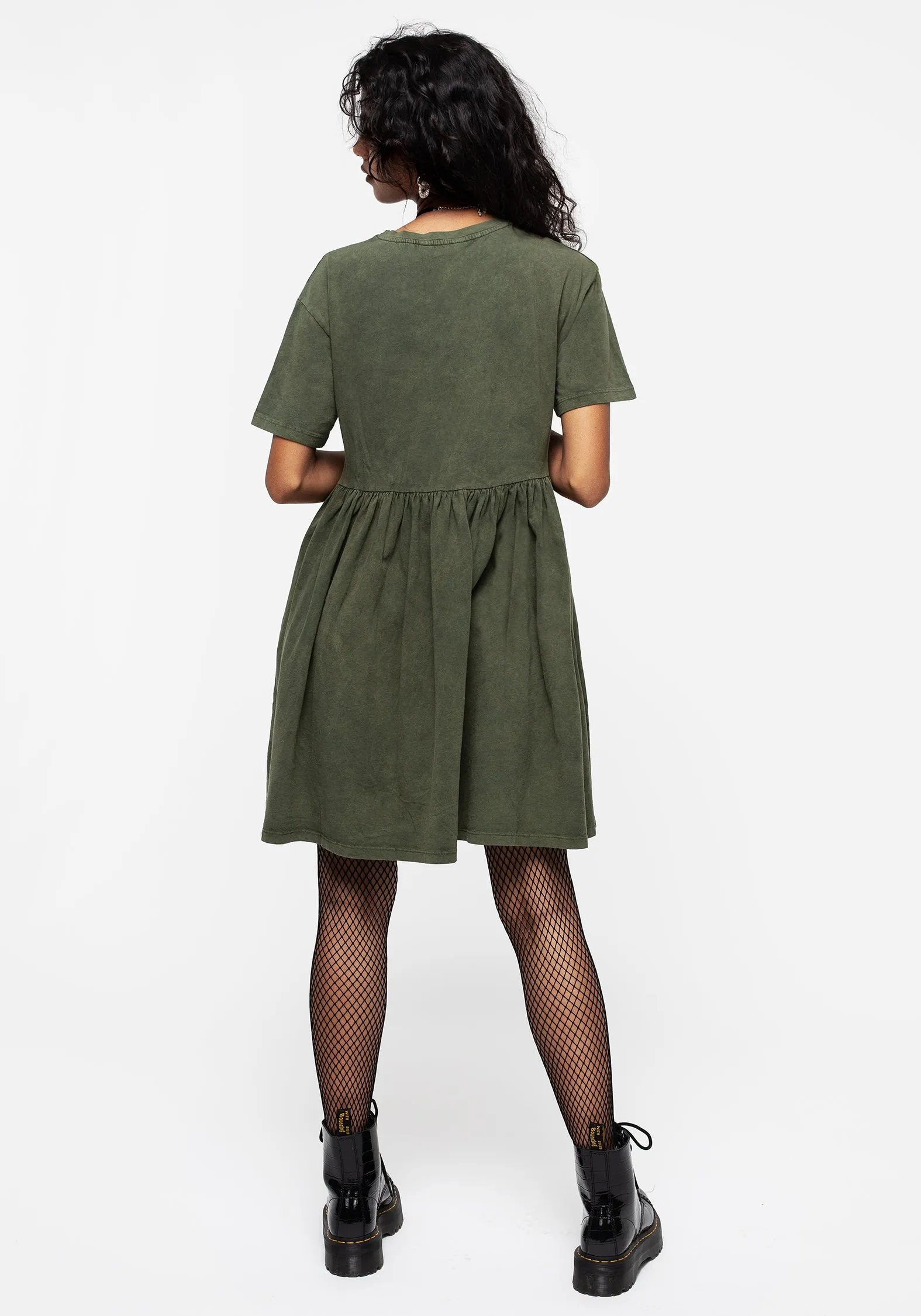 Stylish Wear Obscura Graphic Print Mini Skater Dress