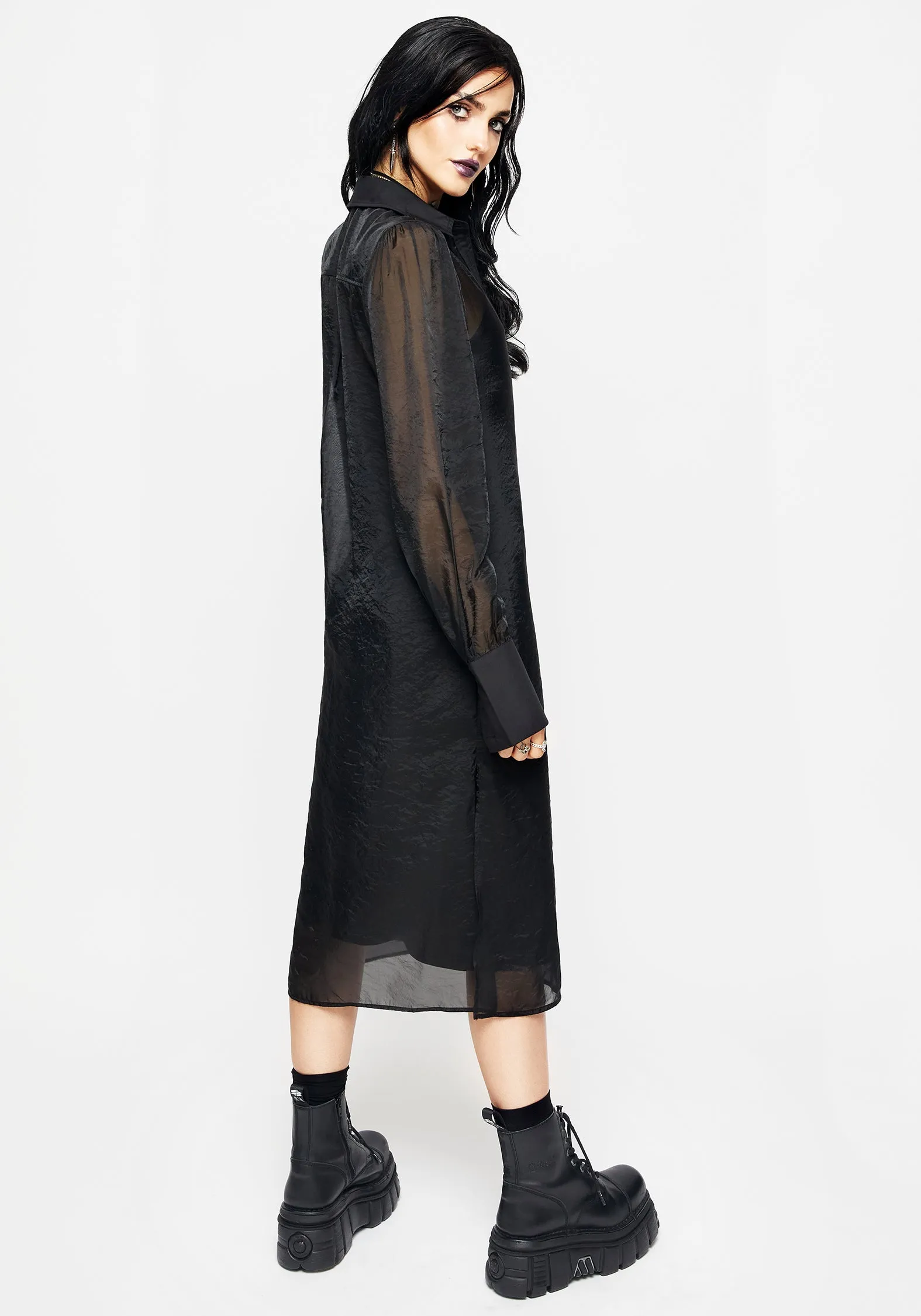 Mood Look Loveless Midi Shirt Dress