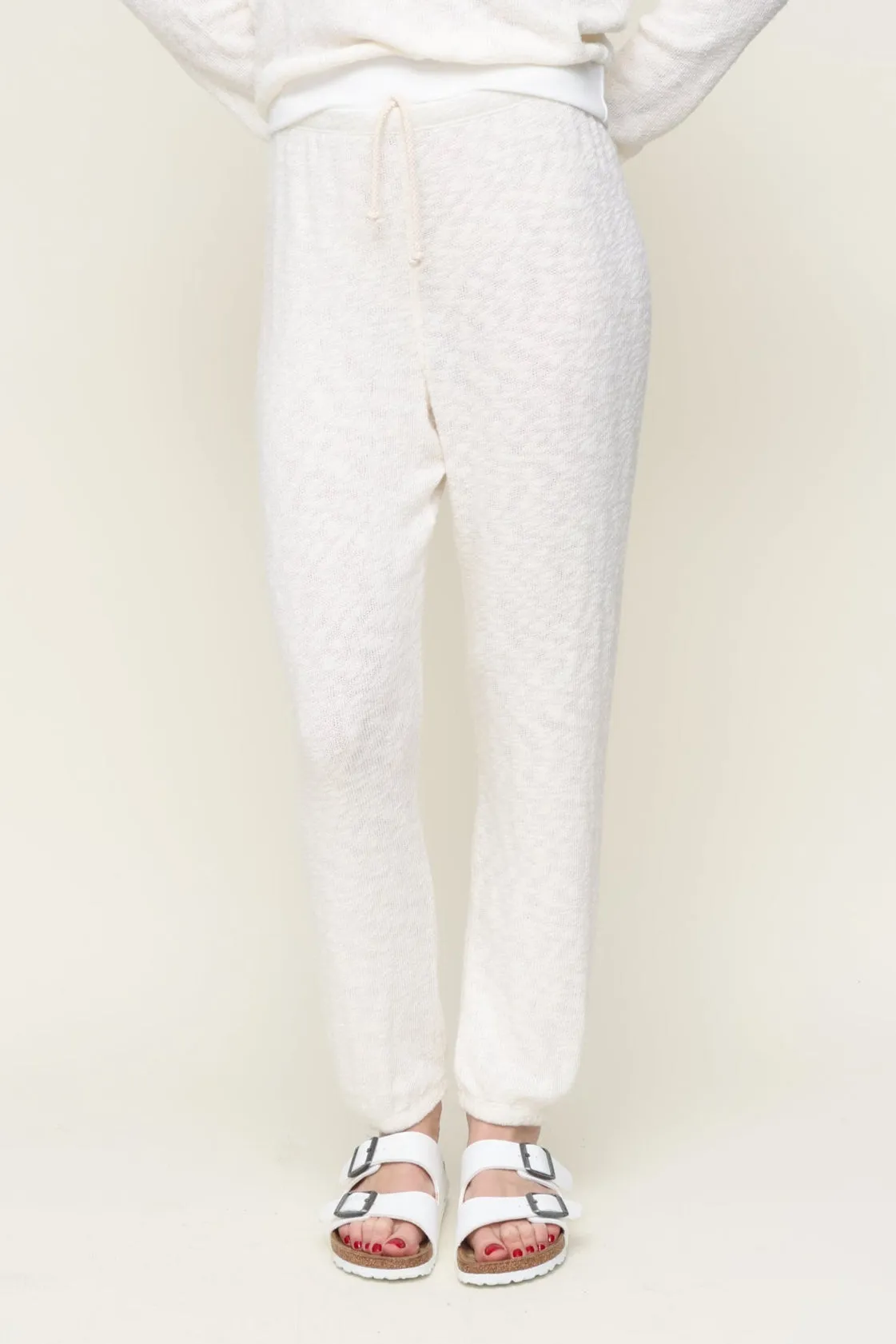 Comfortable Waistband Layered Style Summer Mesh Jogger