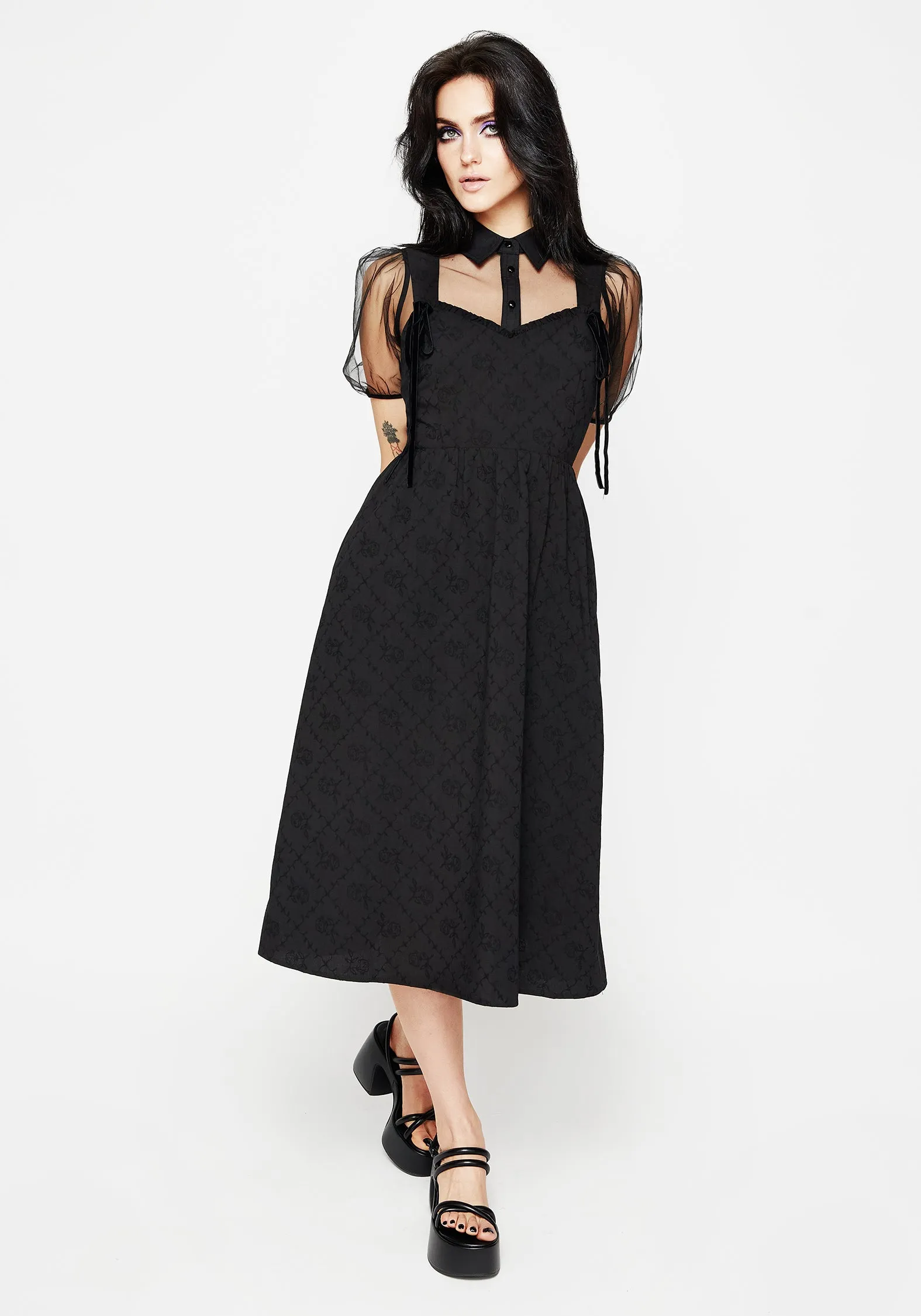 Chill Friendly All-Occasion Wear Inga Corset Midi Dress