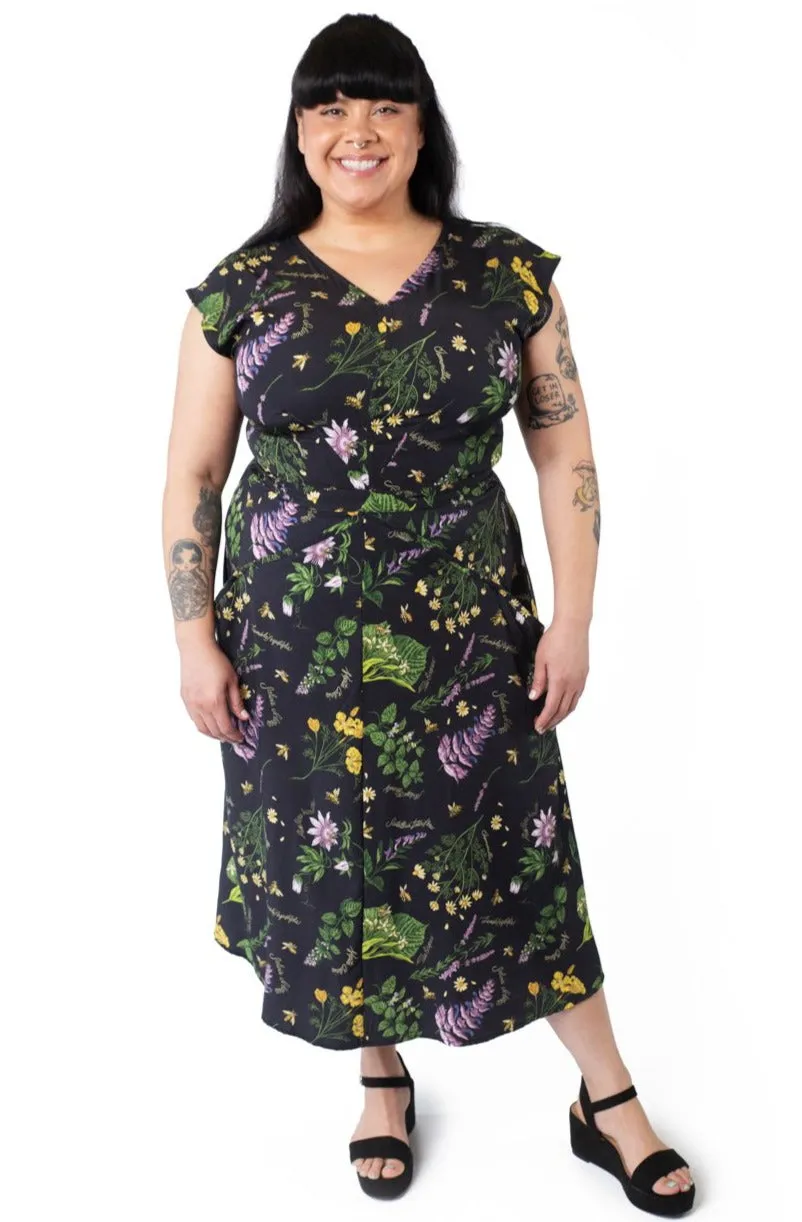 Xena Dress in Ecovero Nervine Relax Layers