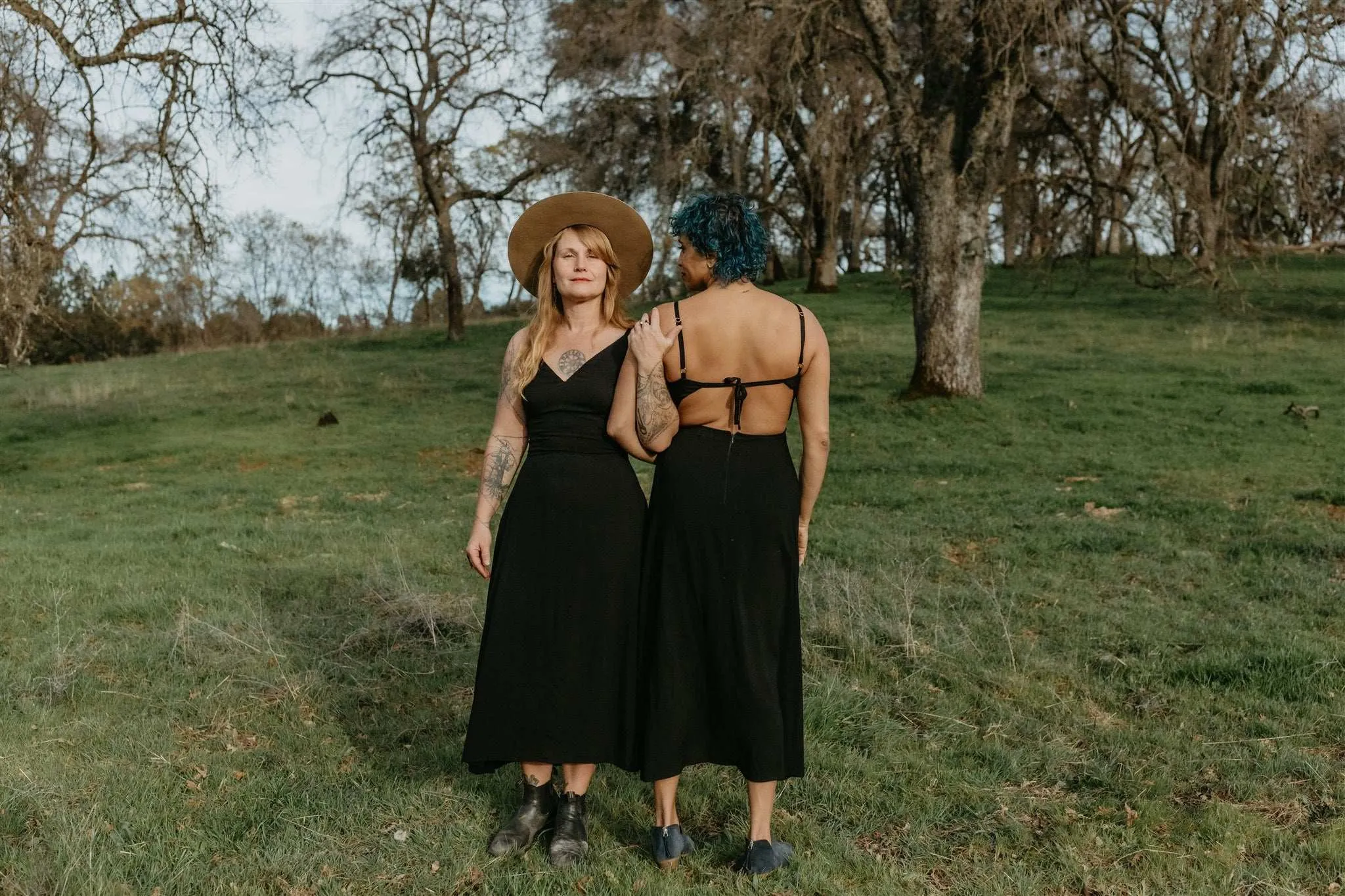 Meadow Dress in Black Challis All Fit Minimal Mood