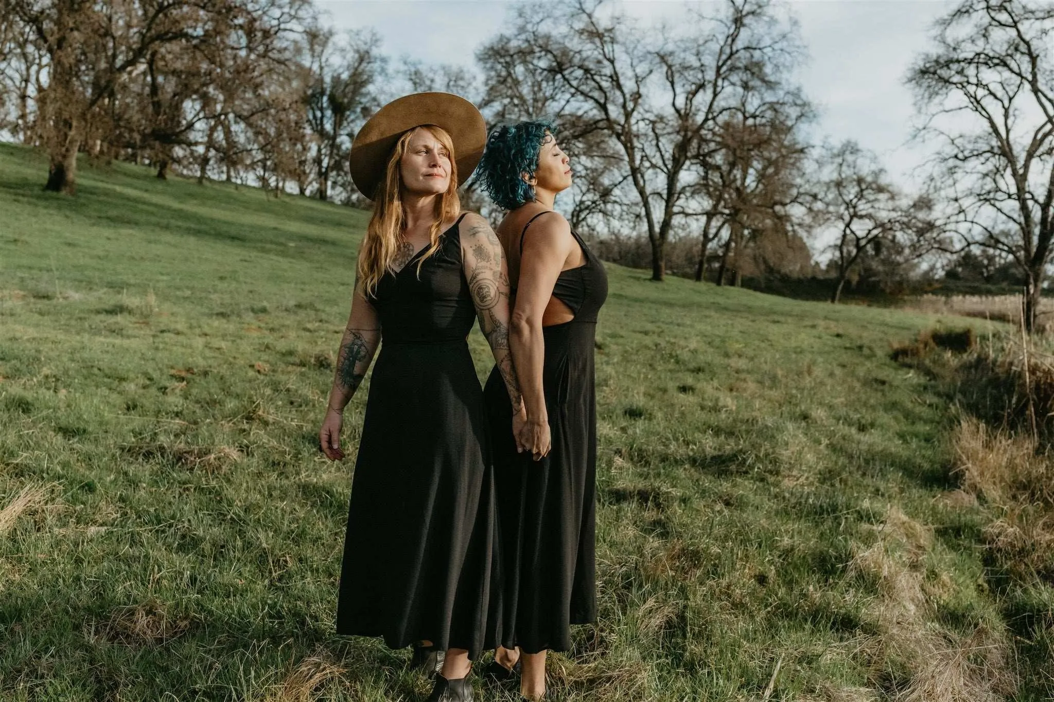 Meadow Dress in Black Challis Editors-Pick