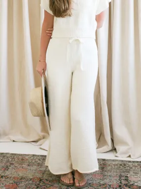 Sandblasted Details Madeline Knit Pant