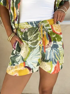 Mai Tai Linen Shorts - Final Sale Essential Wear Non Irritating Seams