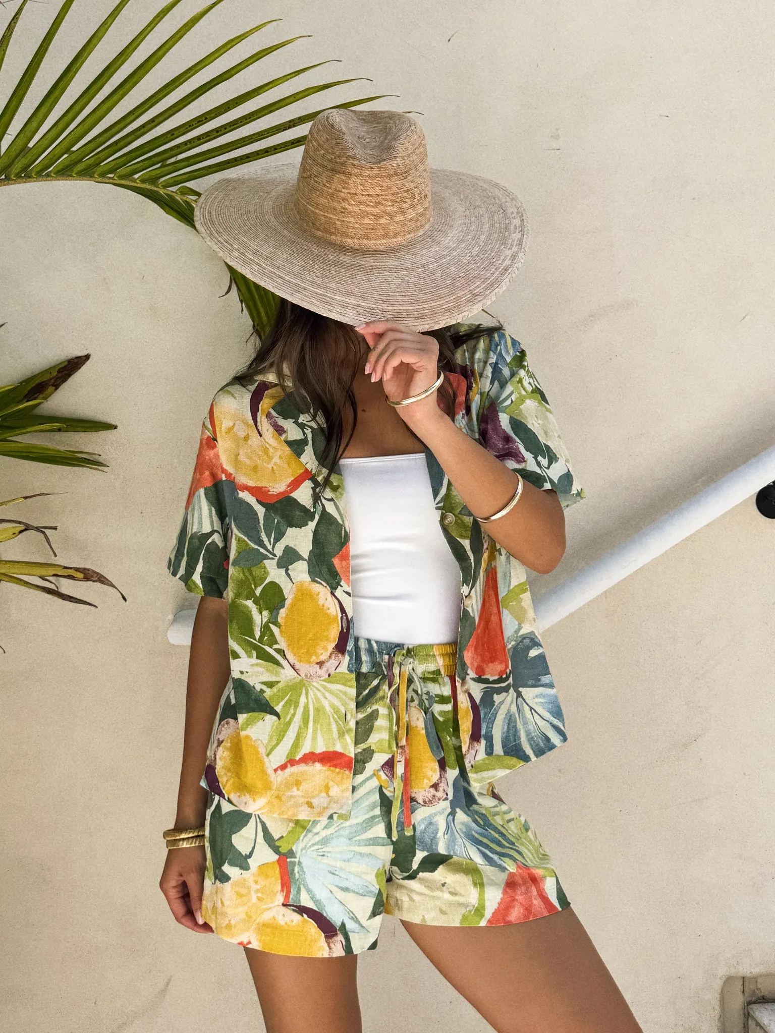 Mai Tai Linen Shorts - Final Sale UVProtective Knit Density