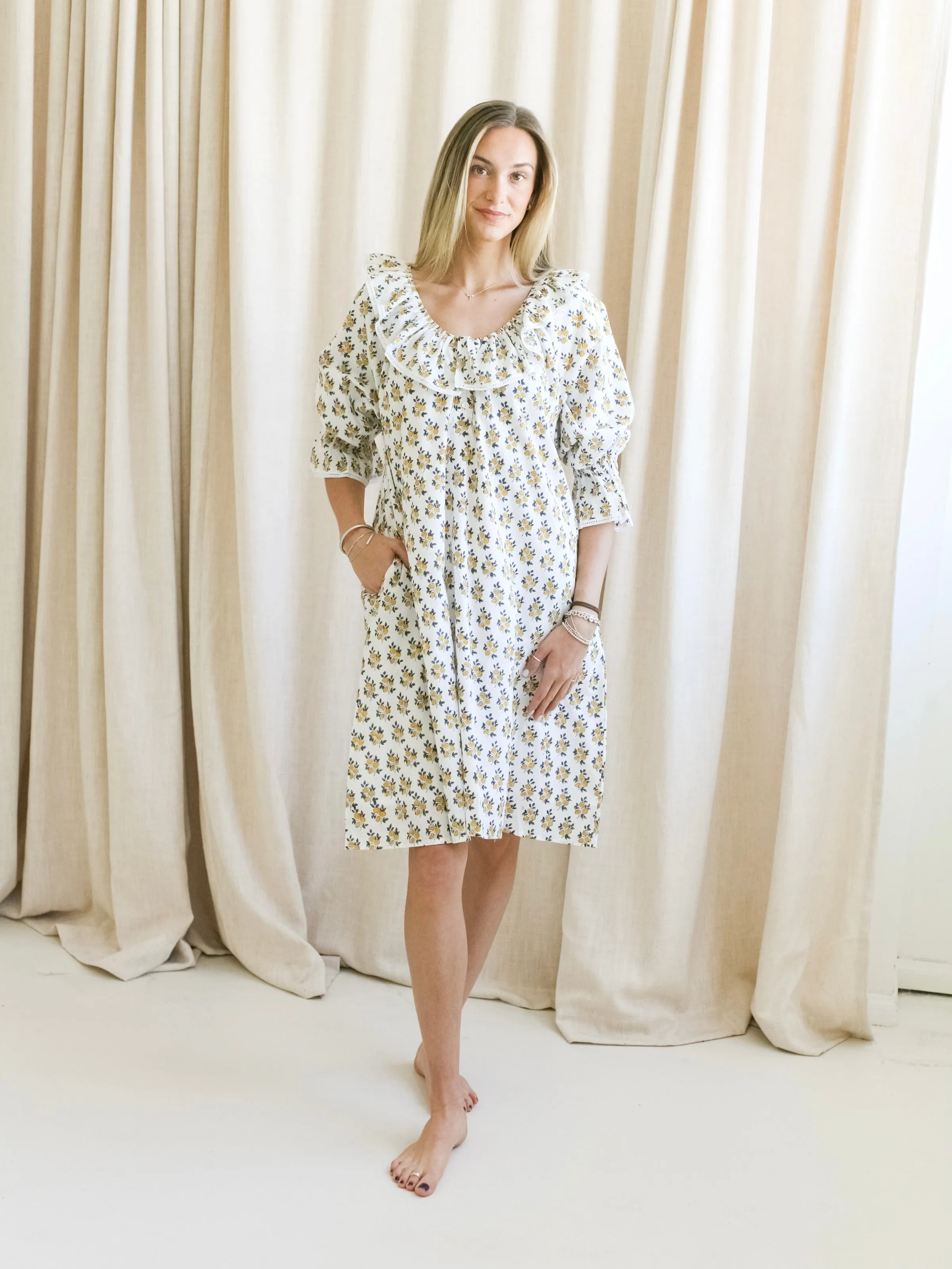 Casual and Smart Easy Style Maison de Frdric Kitty House Dress